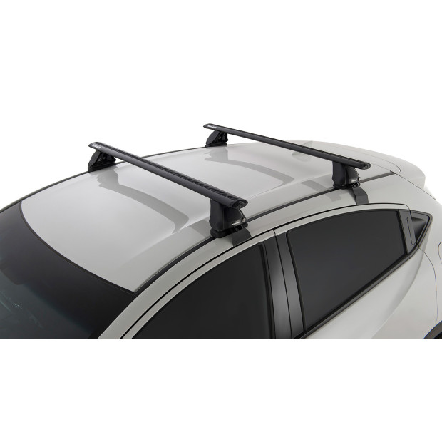 Kit 2 barres de toit noires RHINO-RACK Vortex 2500 • JA8554 