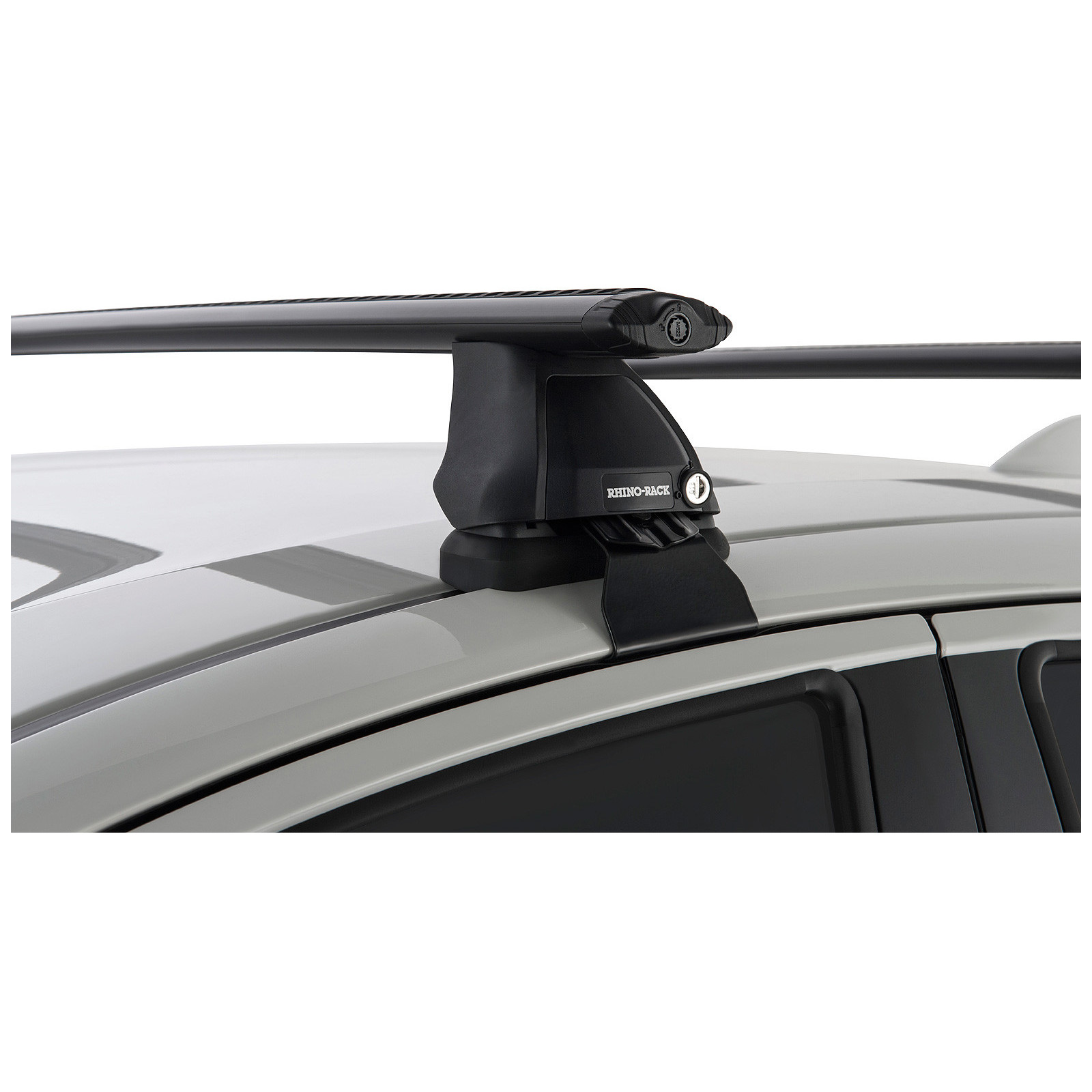 Kit 2 barres de toit noires RHINO-RACK Vortex 2500 • JA8554 