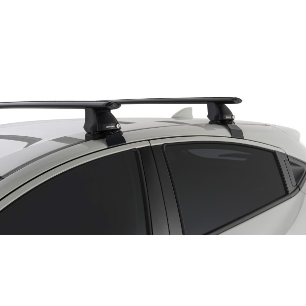 Kit 2 barres de toit noires RHINO-RACK Vortex 2500 • JA8554 