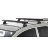 Kit 2 barres de toit noires RHINO-RACK Heavy Duty RLT600 Ditch Mount • JA8630 