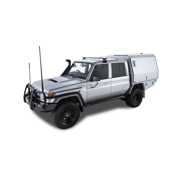 Kit 1 barre de toit noire RHINO-RACK Vortex RL110 • JA9079 