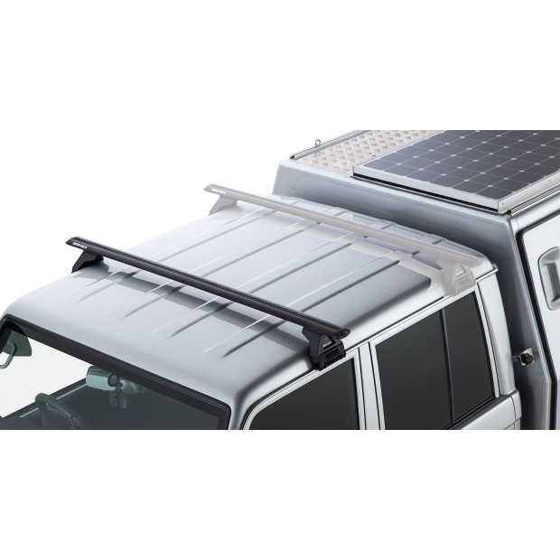 Kit 1 barre de toit noire RHINO-RACK Vortex RL110 • JA9079 