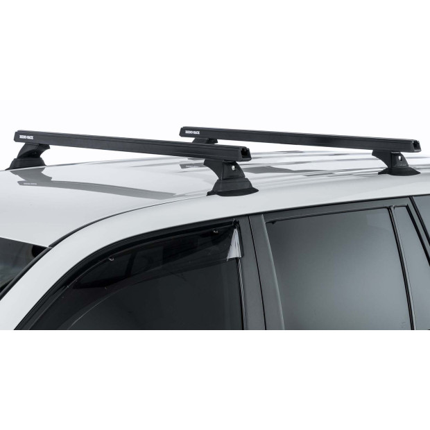 Kit 3 barres de toit noires RHINO-RACK Heavy Duty RCH • JA9437 