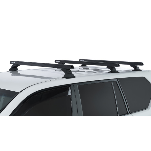 Kit 3 barres de toit noires RHINO-RACK Heavy Duty RCH • JA9438 