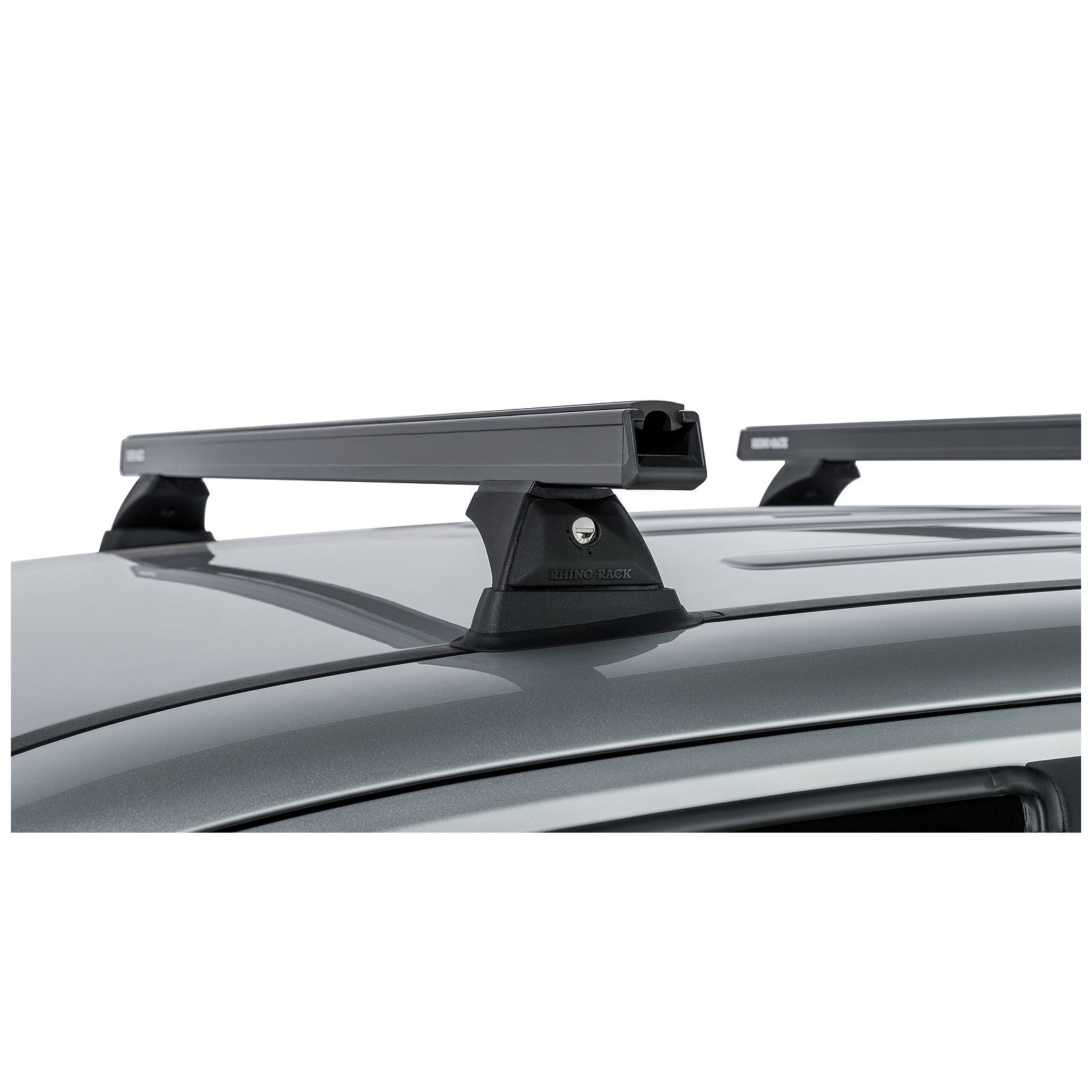 Kit 2 barres de toit noires RHINO-RACK Heavy Duty RCH • JA9478 