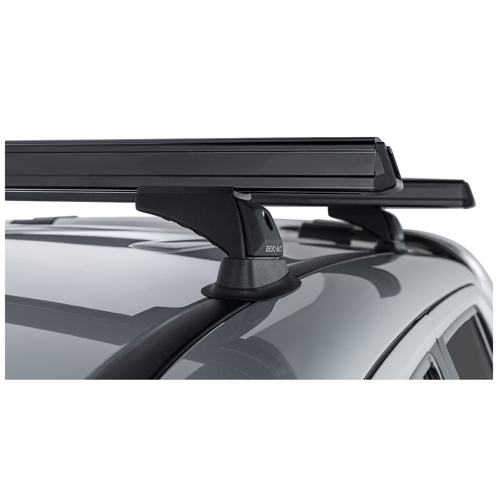 Kit 2 barres de toit noires RHINO-RACK Heavy Duty RCH • JA9478 