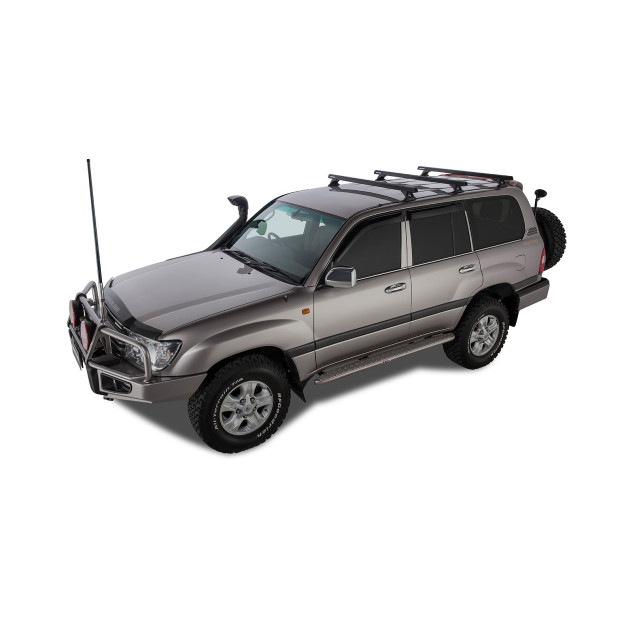 Kit 3 barres de toit noires RHINO-RACK Heavy Duty RCH • JA9480 