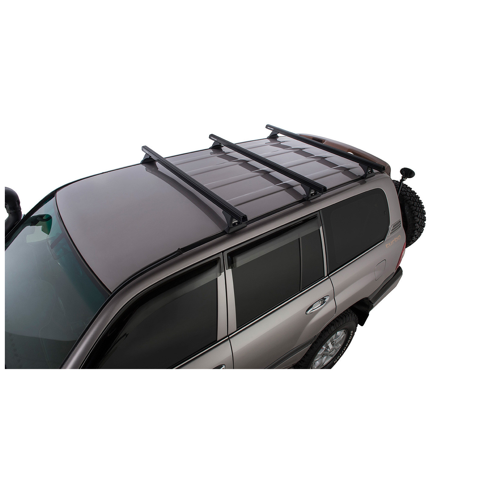 Kit 3 barres de toit noires RHINO-RACK Heavy Duty RCH • JA9480 