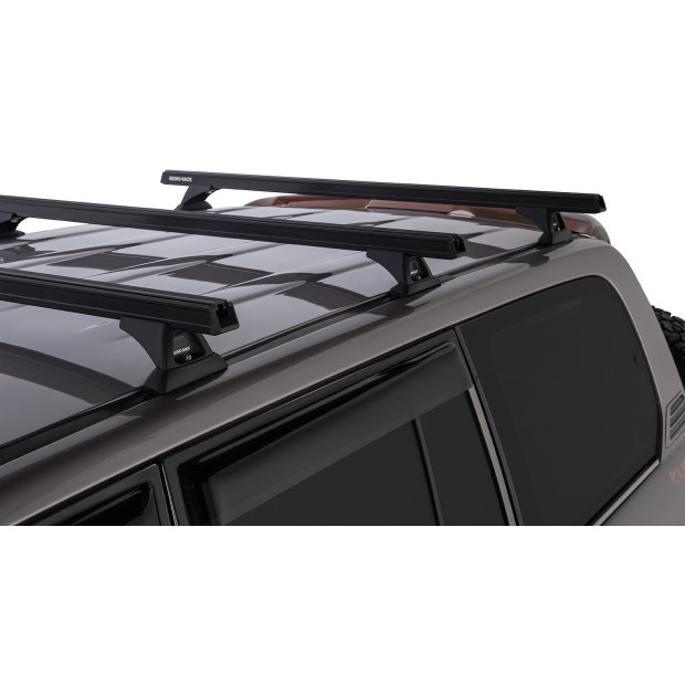 Kit 3 barres de toit noires RHINO-RACK Heavy Duty RCH • JA9480 