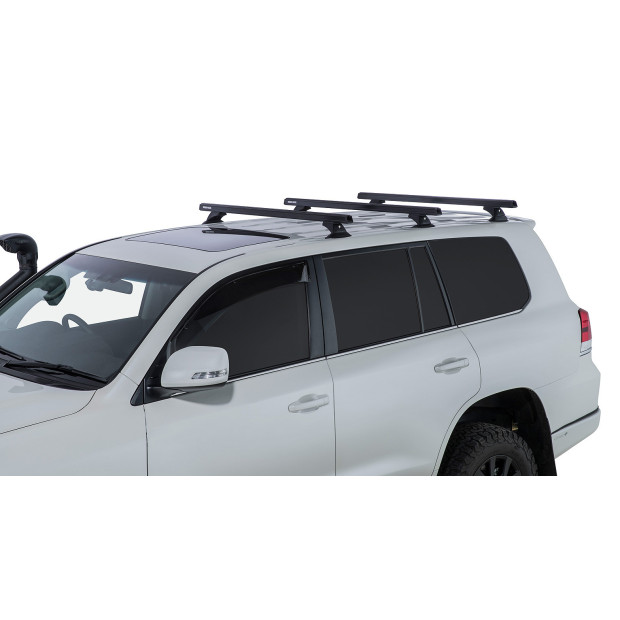 Kit 3 barres de toit noires RHINO-RACK Heavy Duty RCH • JA9482 