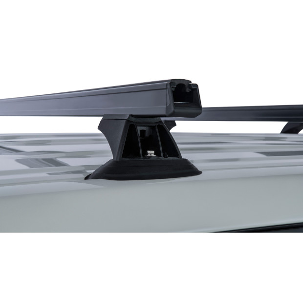 Kit 3 barres de toit noires RHINO-RACK Heavy Duty RCH • JA9482 