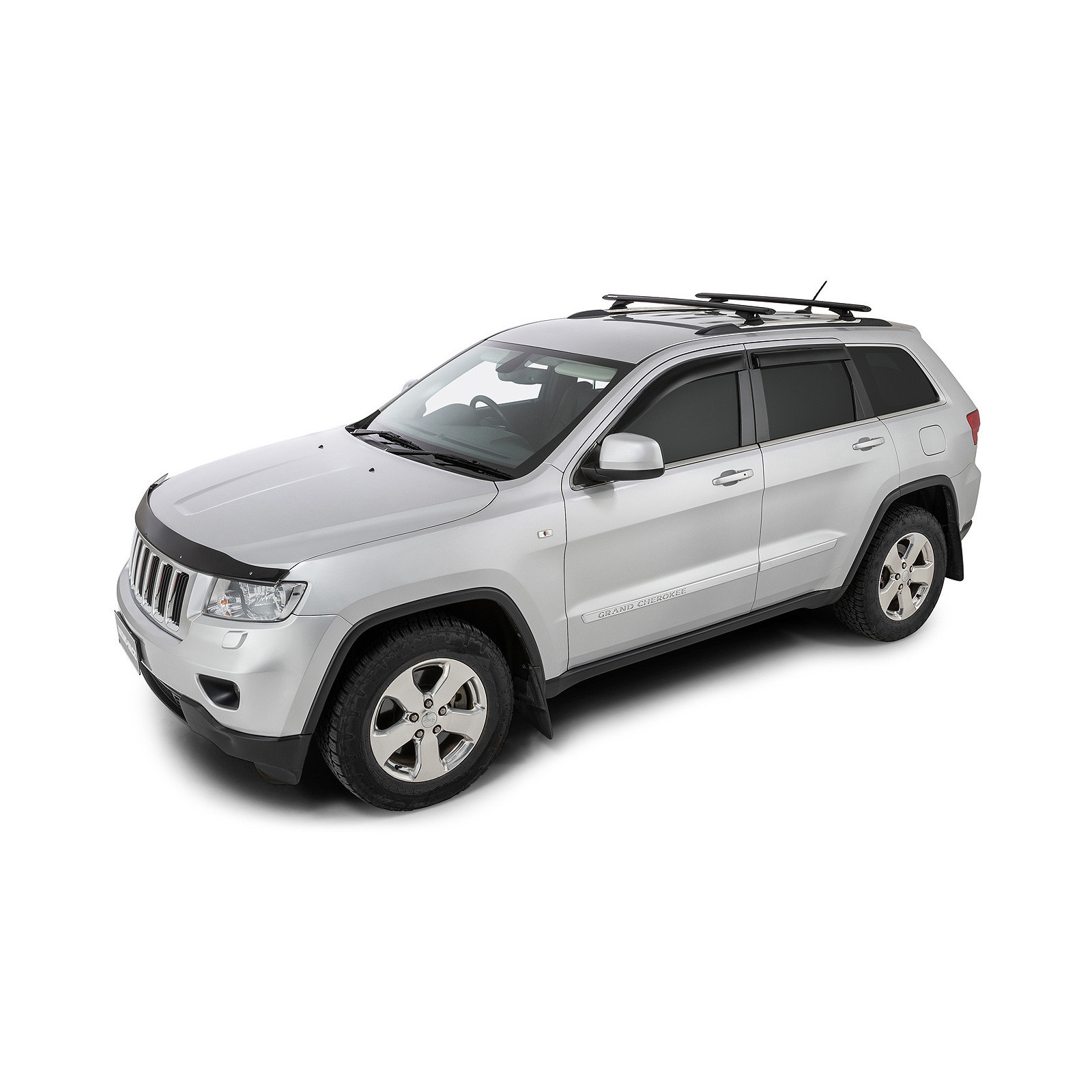 Kit 2 barres de toit noires RHINO-RACK Vortex RCL • JA9545 