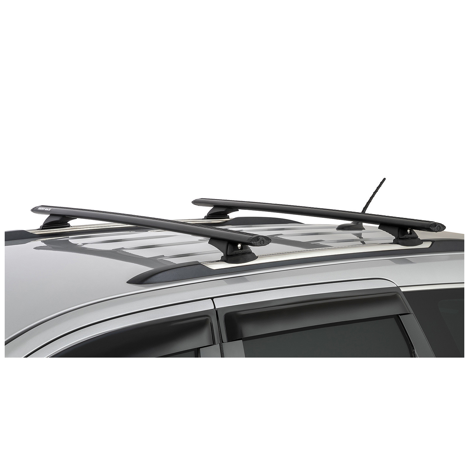 Kit 2 barres de toit noires RHINO-RACK Vortex RCL • JA9545 