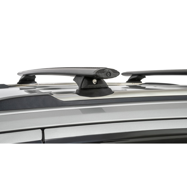 Kit 2 barres de toit noires RHINO-RACK Vortex RCL • JA9545 