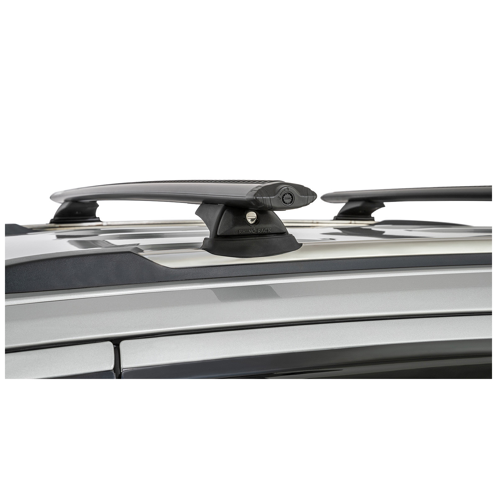 Kit 2 barres de toit noires RHINO-RACK Vortex RCL • JA9545 