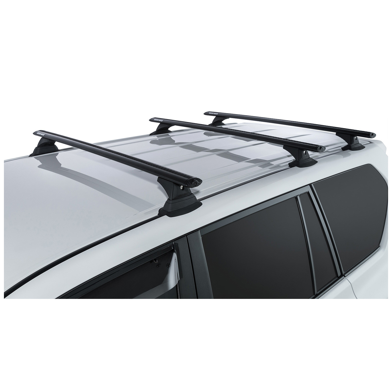 Kit 3 barres de toit noires RHINO-RACK Vortex RCH • JA9548 