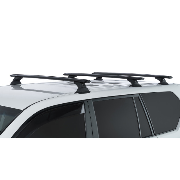 Kit 3 barres de toit noires RHINO-RACK Vortex RCH • JA9548 