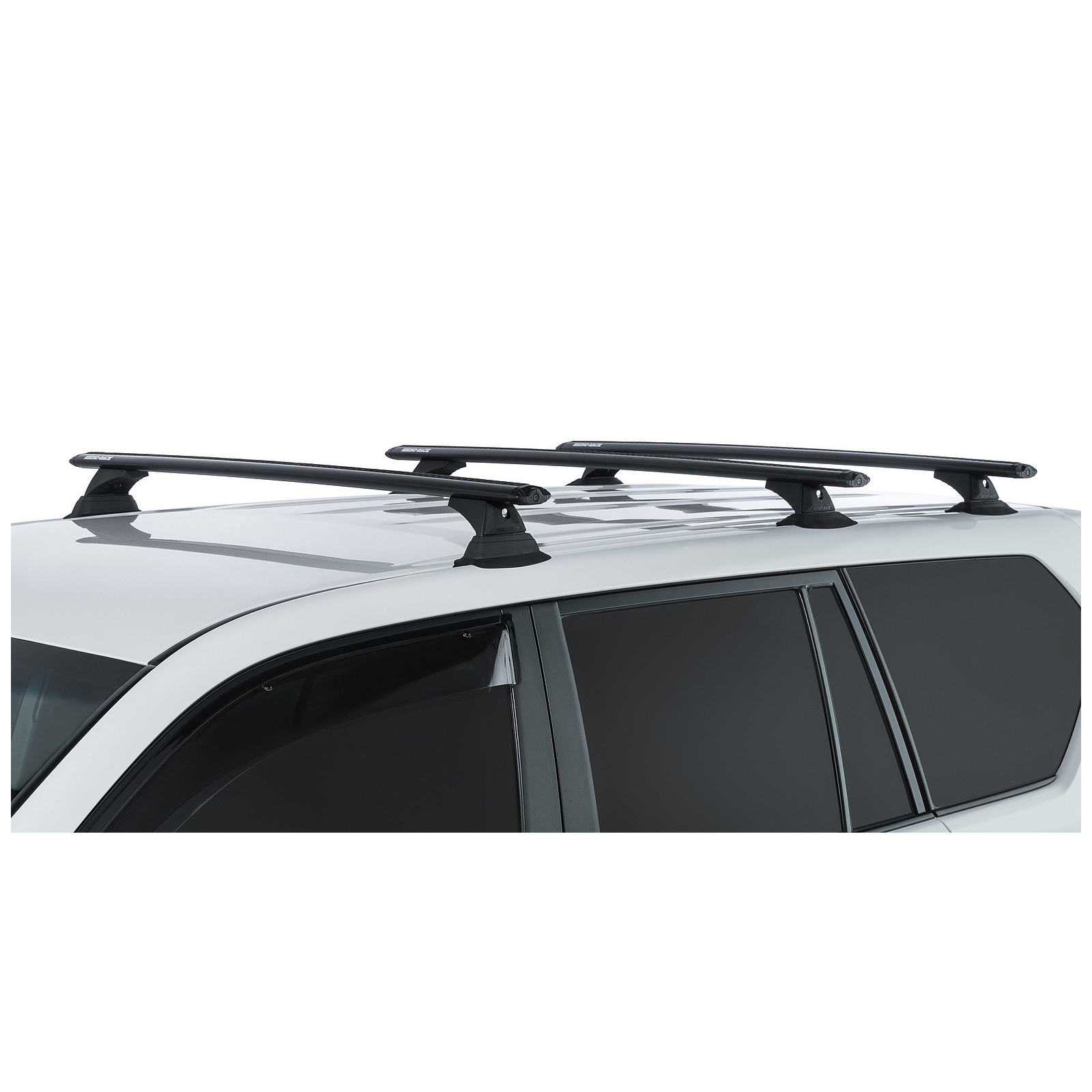 Kit 3 barres de toit noires RHINO-RACK Vortex RCH • JA9548 