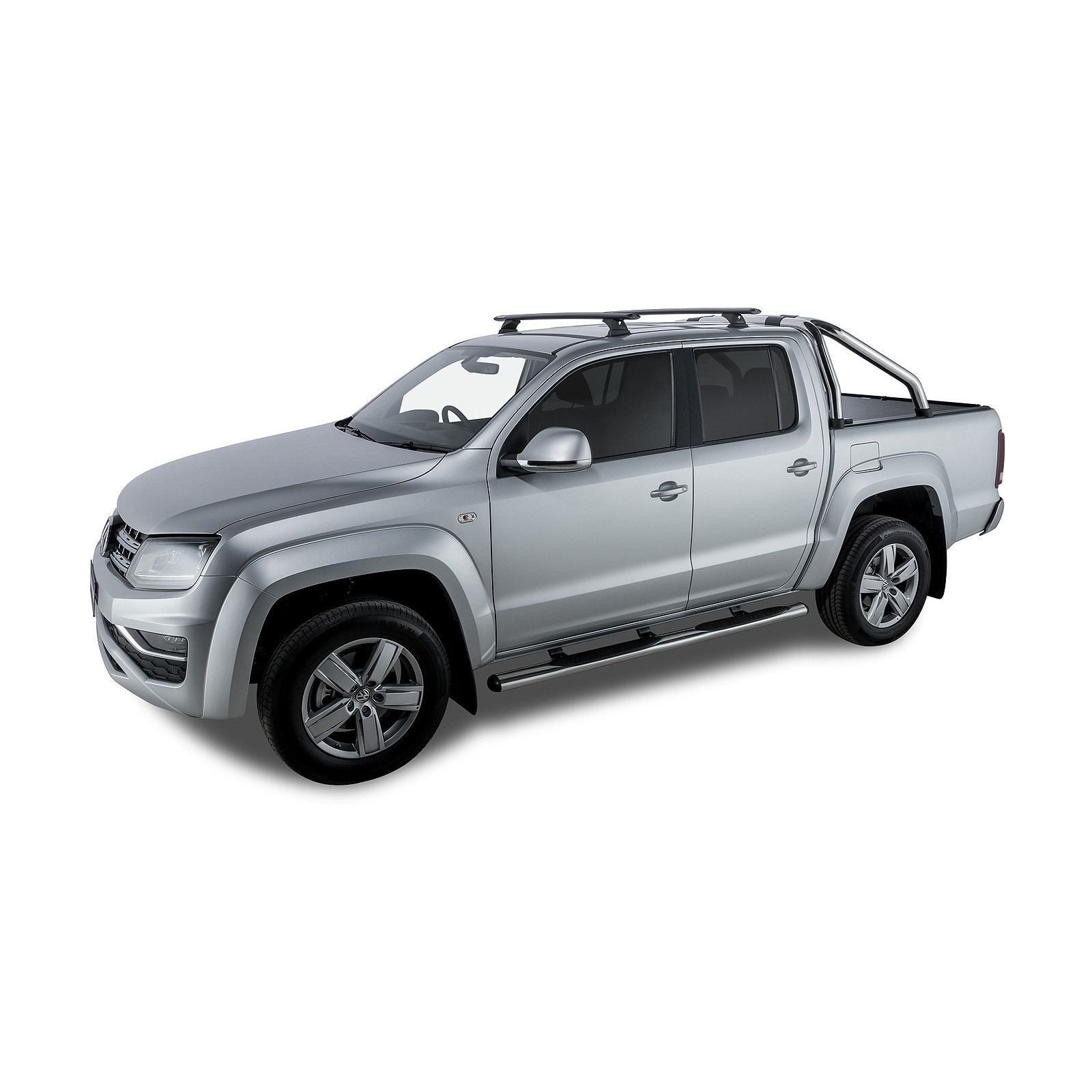 Kit 2 barres de toit noires RHINO-RACK Vortex RCH • JA9587 