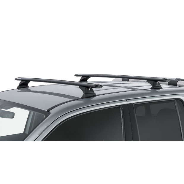 Kit 2 barres de toit noires RHINO-RACK Vortex RCH • JA9587 