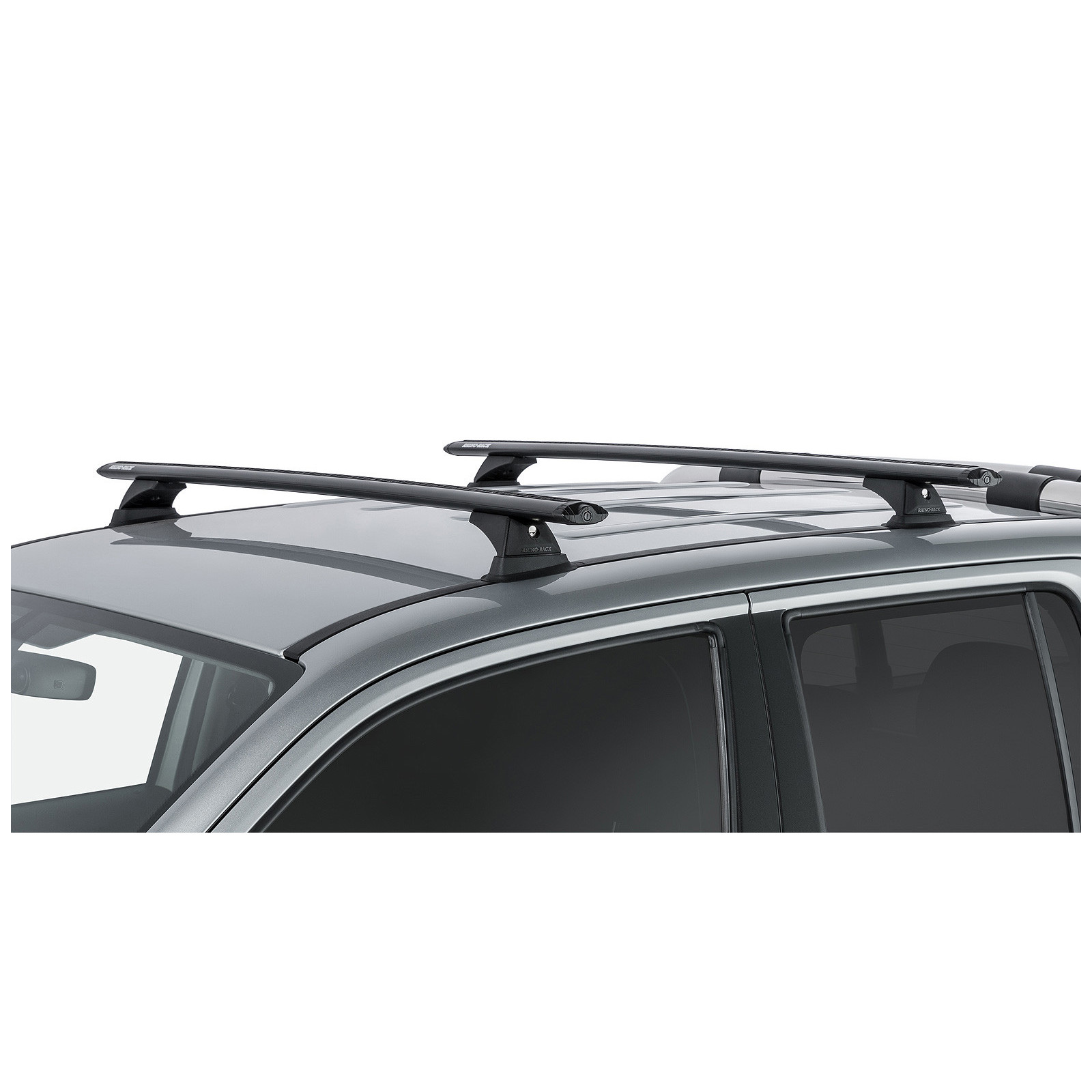 Kit 2 barres de toit noires RHINO-RACK Vortex RCH • JA9587 