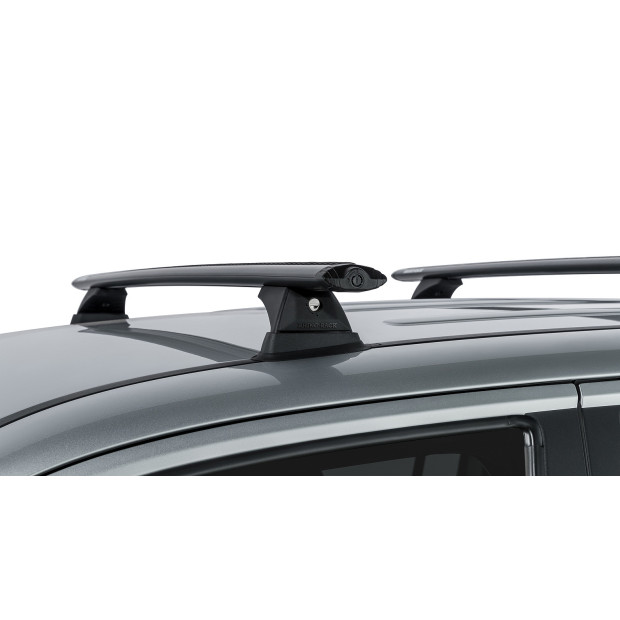 Kit 2 barres de toit noires RHINO-RACK Vortex RCH • JA9587 