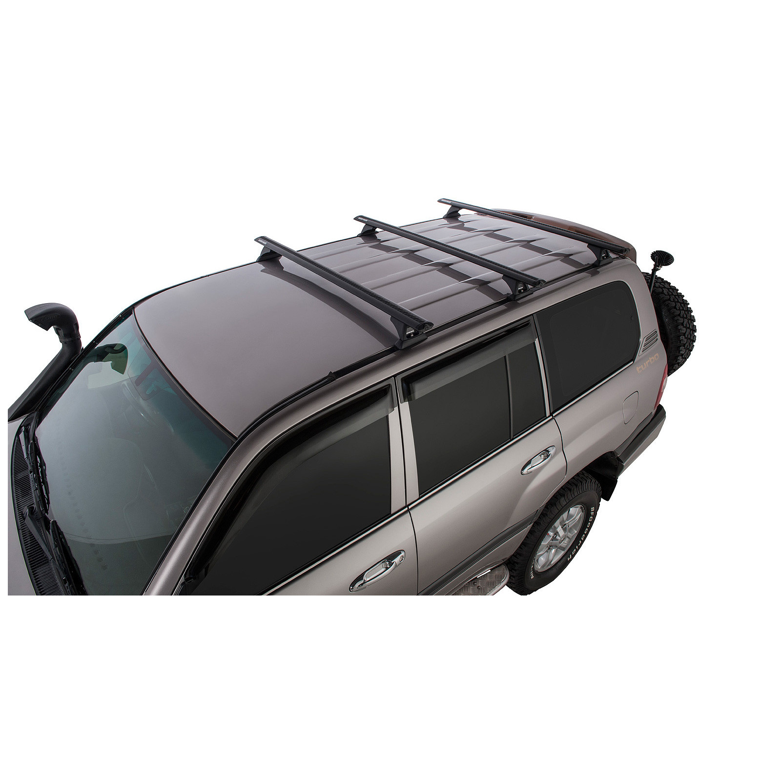 Kit 3 barres de toit noires RHINO-RACK Vortex RCH • JA9589 