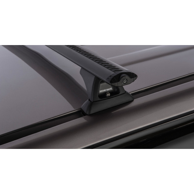 Kit 3 barres de toit noires RHINO-RACK Vortex RCH • JA9589 