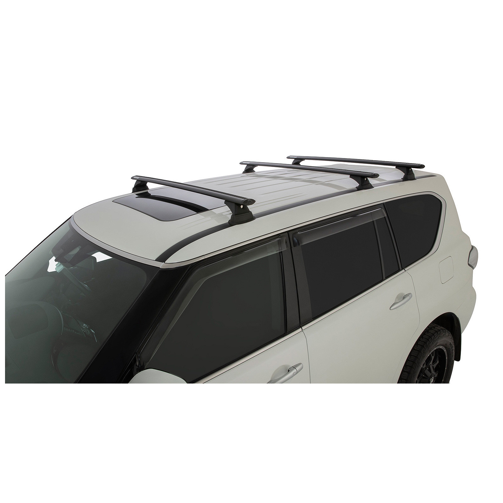 Kit 3 barres de toit noires RHINO-RACK Vortex RCH • JA9592 