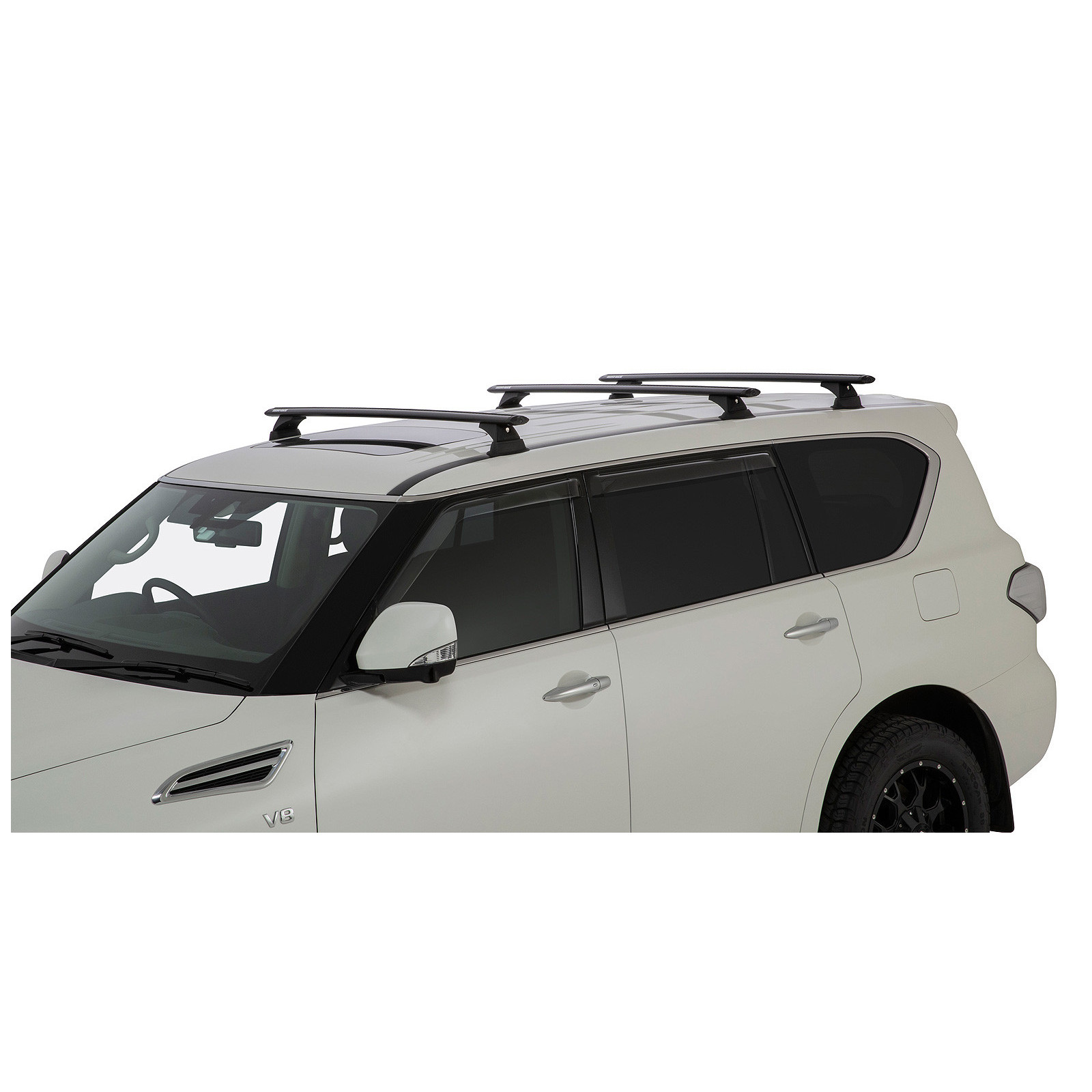 Kit 3 barres de toit noires RHINO-RACK Vortex RCH • JA9592 