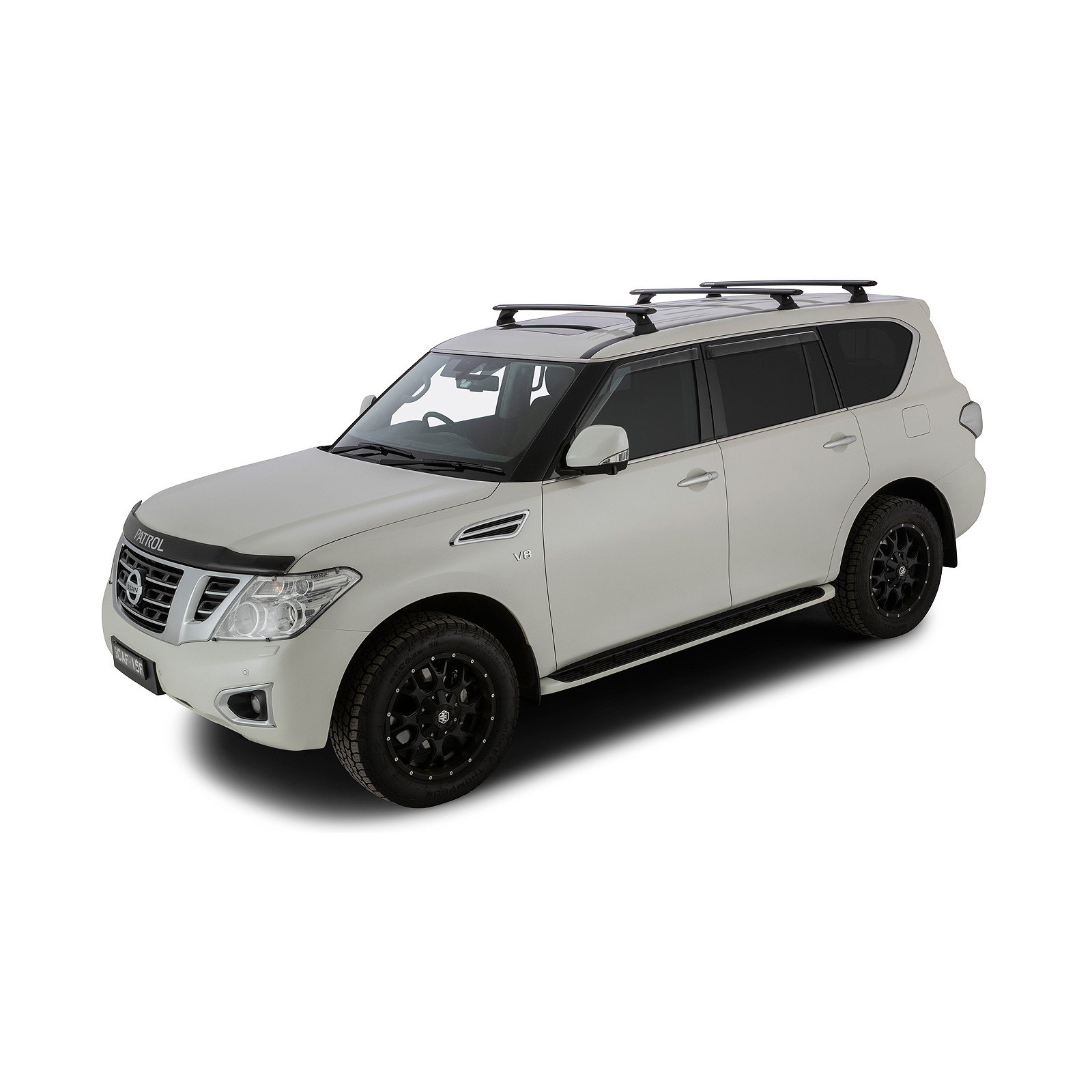 Kit 3 barres de toit noires RHINO-RACK Vortex RCH • JA9592 