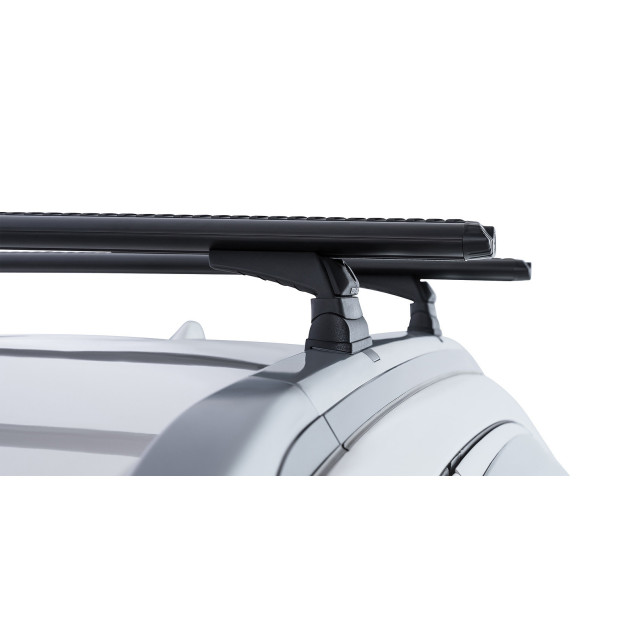 Kit 2 barres de toit noires RHINO-RACK Vortex RCL • JA9671 