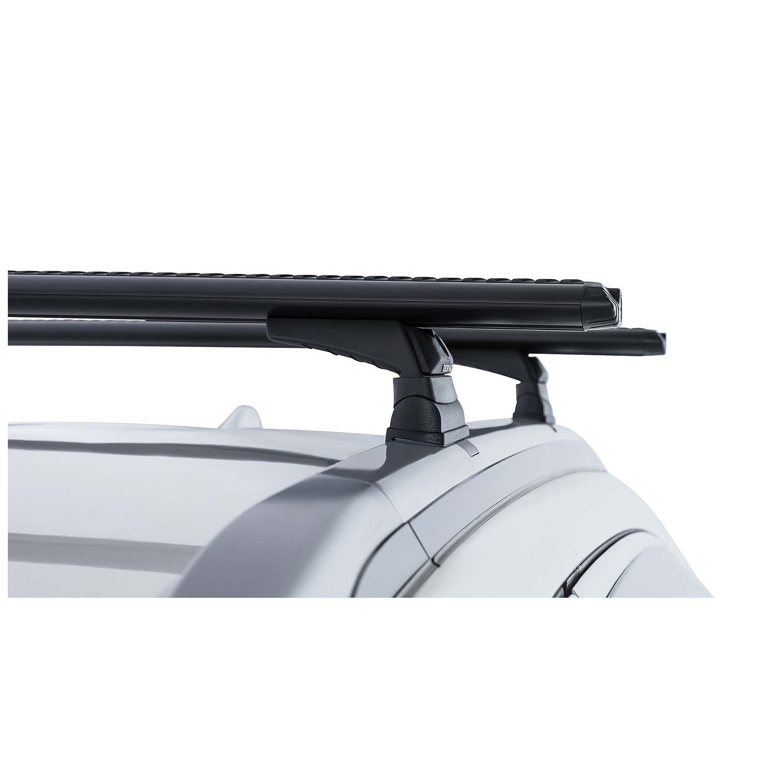 Kit 2 barres de toit noires RHINO-RACK Vortex RCL • JA9671 