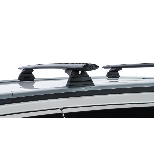 Kit 2 barres de toit noires RHINO-RACK Vortex RCL • JA9671 