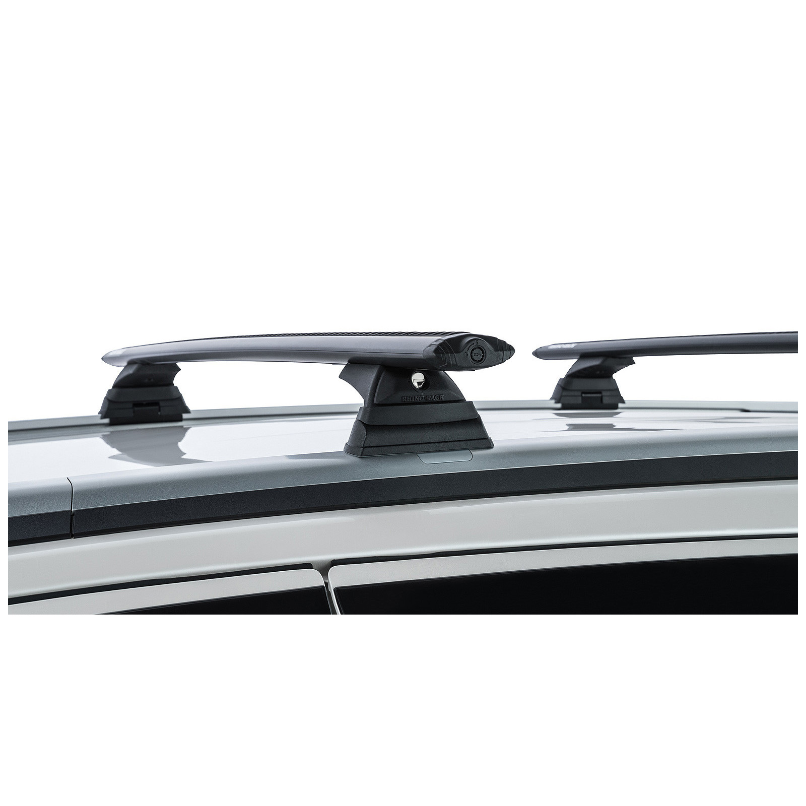 Kit 2 barres de toit noires RHINO-RACK Vortex RCL • JA9671 