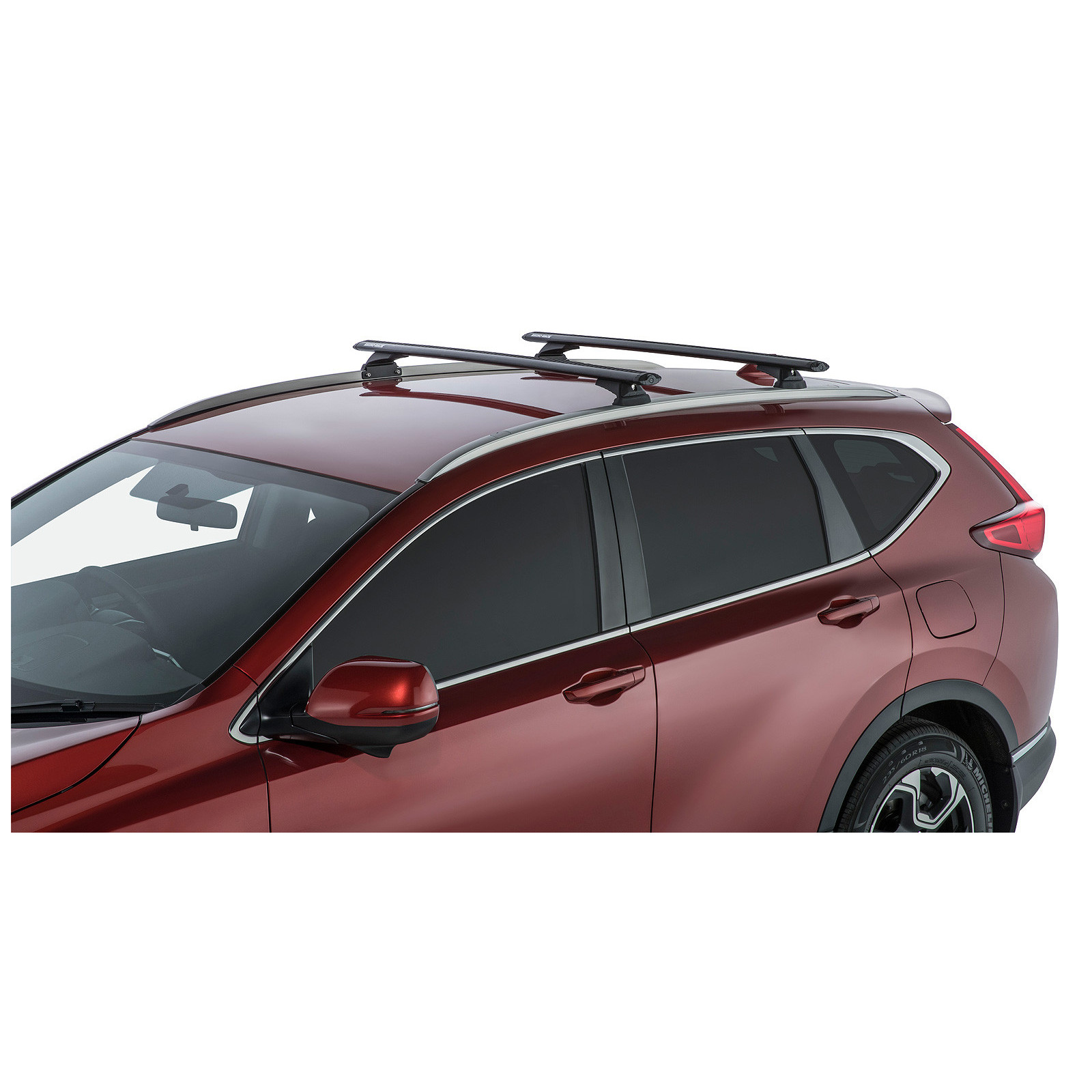 Kit 2 barres de toit noires RHINO-RACK Vortex RCL • JA9828 