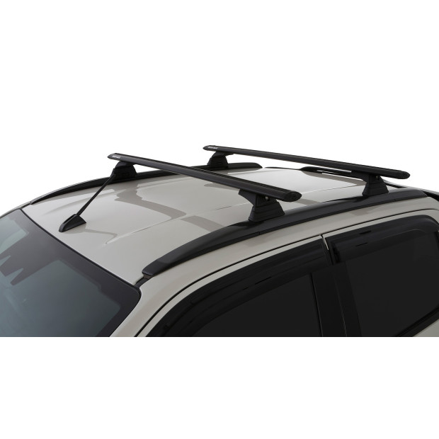 Kit 2 barres de toit noires RHINO-RACK Vortex RCL • JA9941 