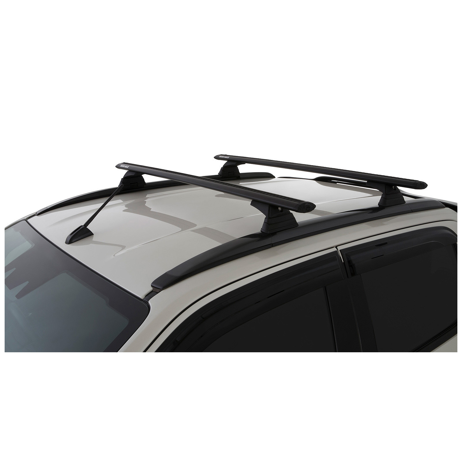 Kit 2 barres de toit noires RHINO-RACK Vortex RCL • JA9941 