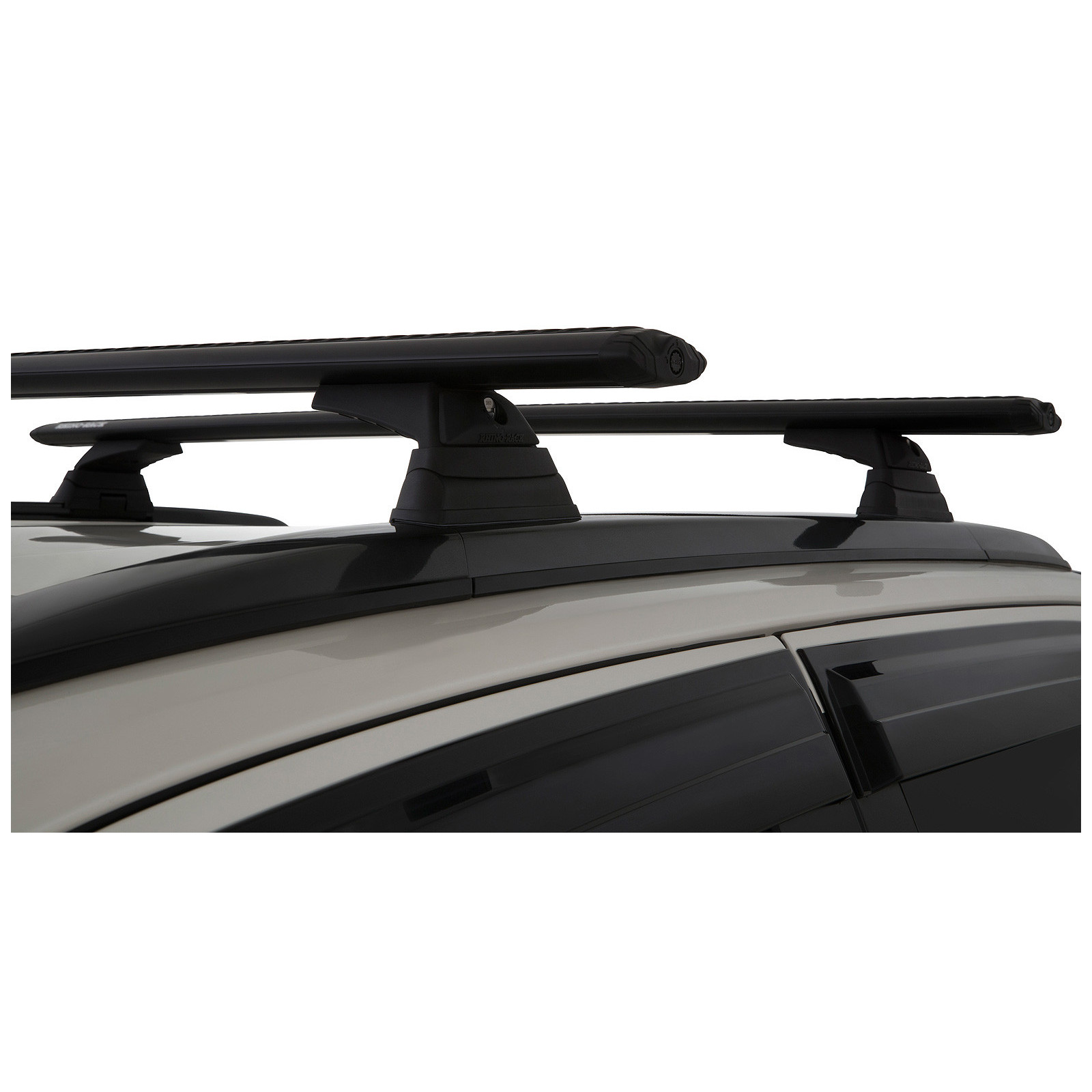 Kit 2 barres de toit noires RHINO-RACK Vortex RCL • JA9941 