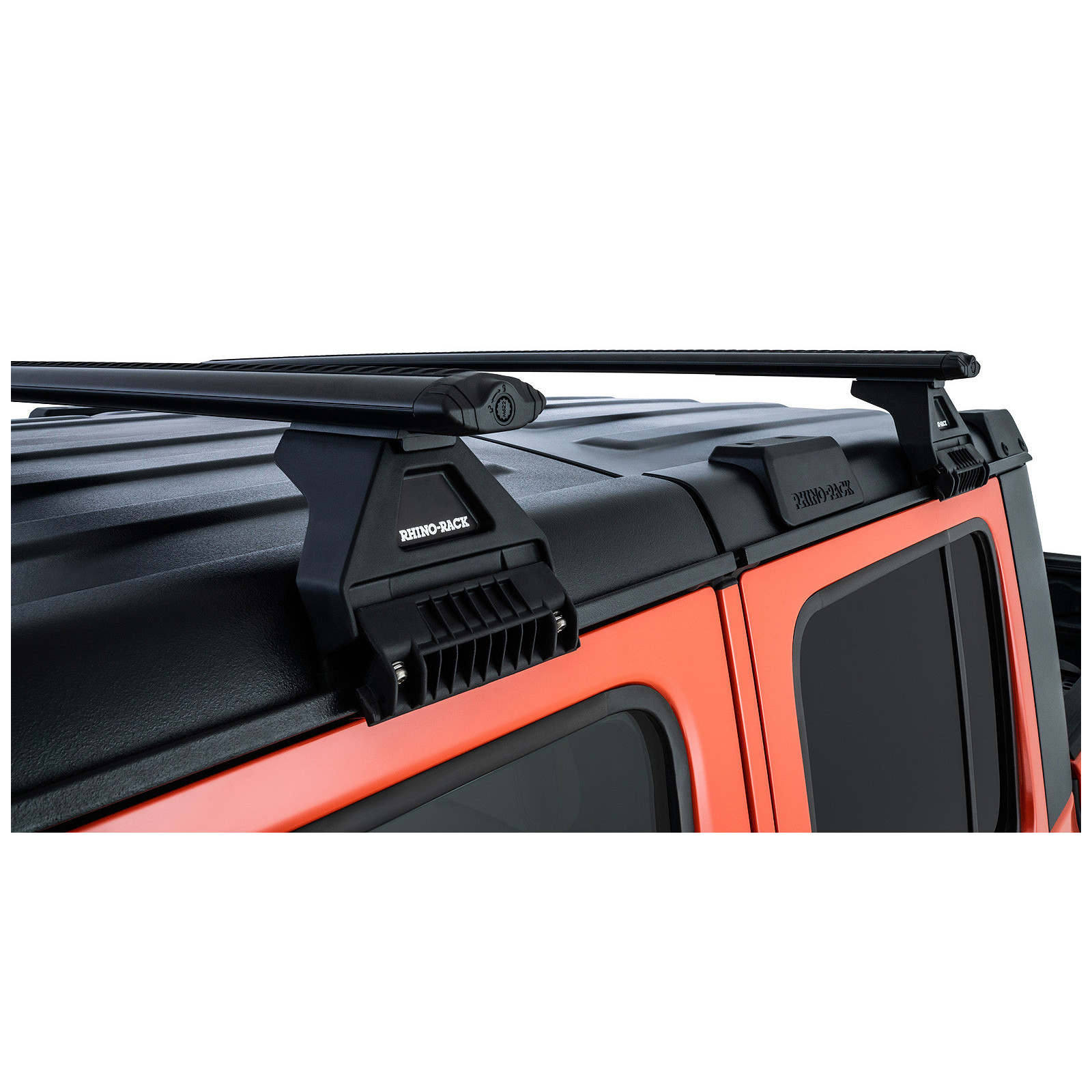 Kit 2 barres de toit noires RHINO-RACK Vortex RL110 • JB0099 