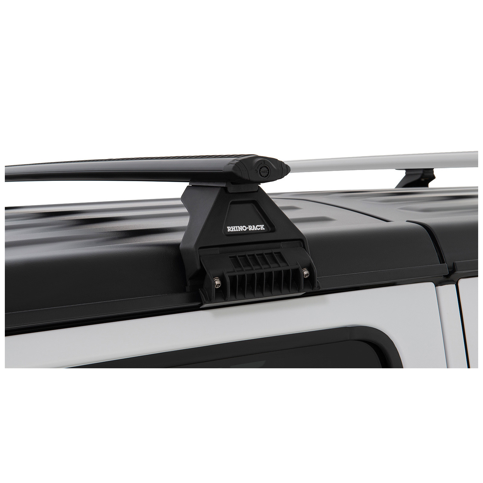 Kit 2 barres de toit noires RHINO-RACK Vortex RL110 • JB0099 