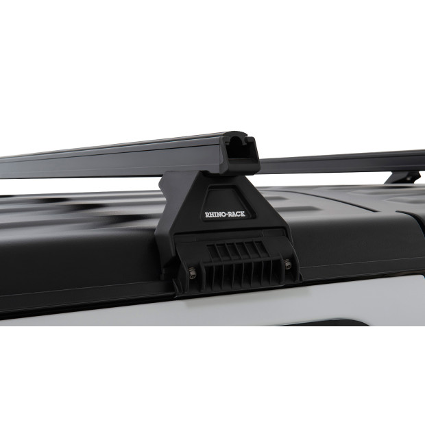 Kit 3 barres de toit noires RHINO-RACK Heavy Duty RL110 • JB0105 