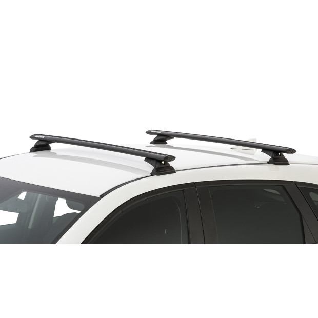 Kit 2 barres de toit noires RHINO-RACK Vortex RCH • JB0749 