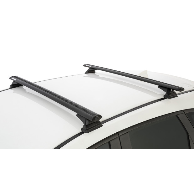 Kit 2 barres de toit noires RHINO-RACK Vortex RCH • JB0749 