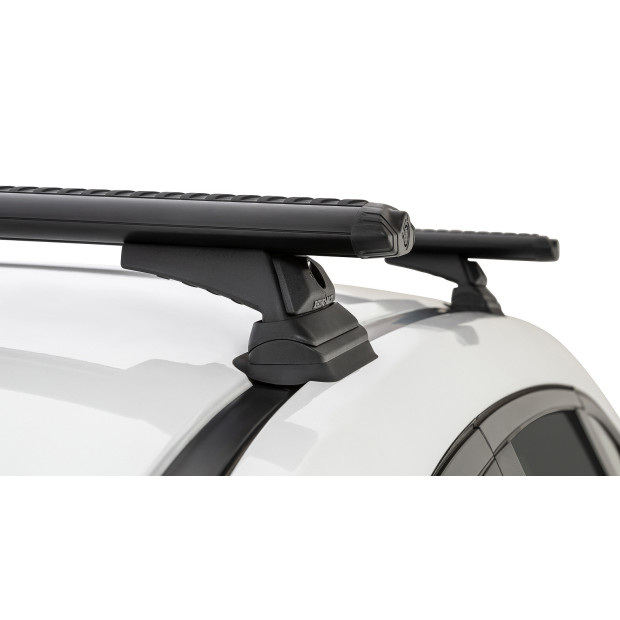 Kit 2 barres de toit noires RHINO-RACK Vortex RCH • JB0749 