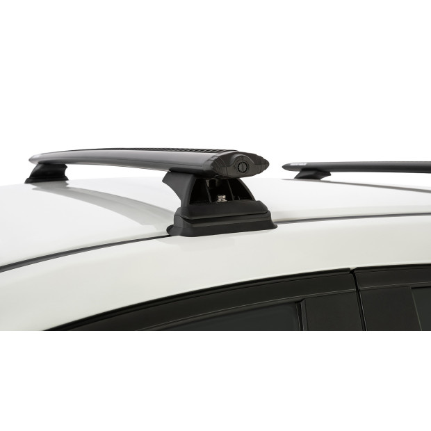 Kit 2 barres de toit noires RHINO-RACK Vortex RCH • JB0749 