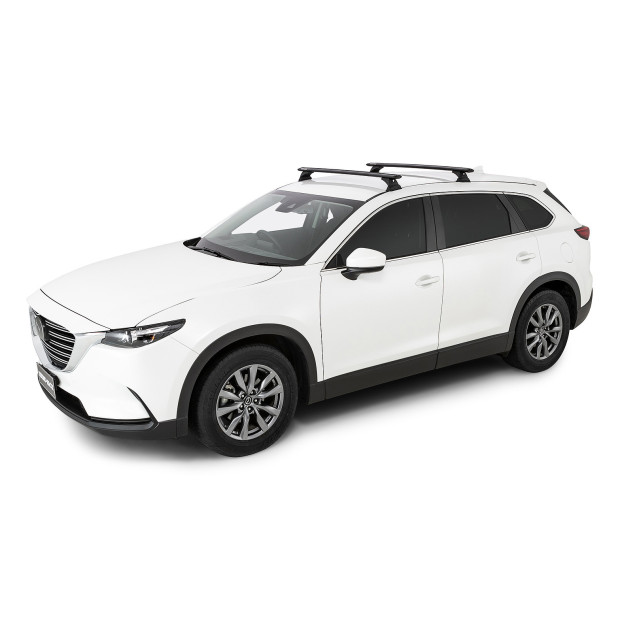 Kit 2 barres de toit noires RHINO-RACK Vortex RCH • JB0800 