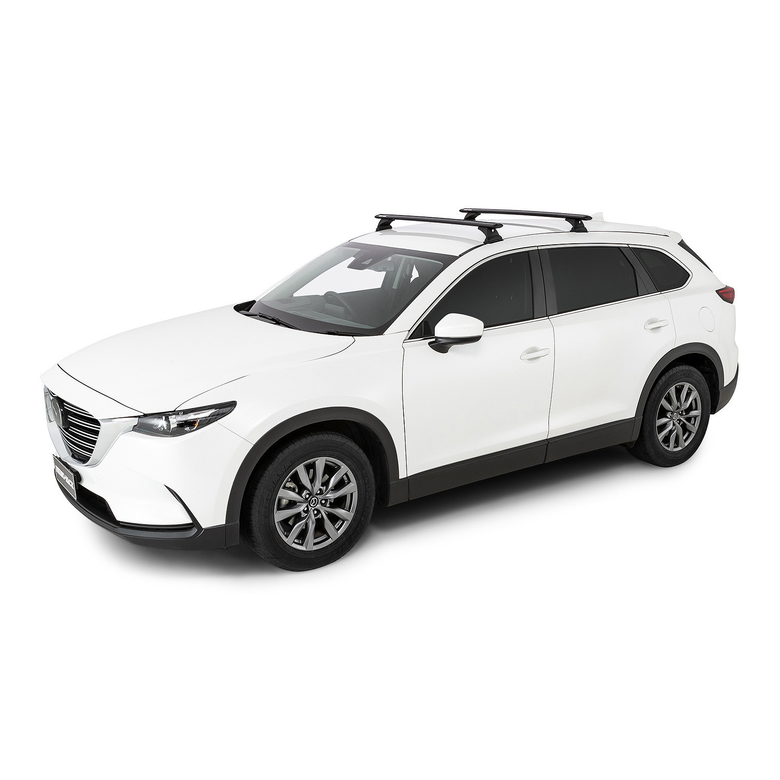 Kit 2 barres de toit noires RHINO-RACK Vortex RCH • JB0800 