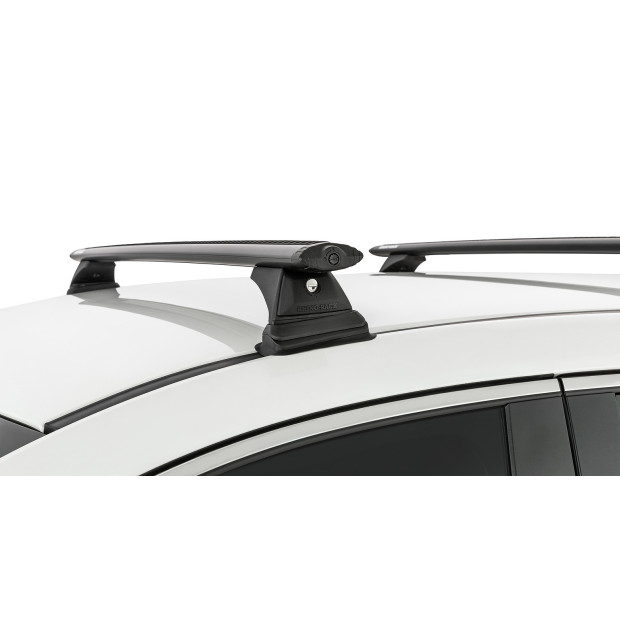 Kit 2 barres de toit noires RHINO-RACK Vortex RCH • JB0800 