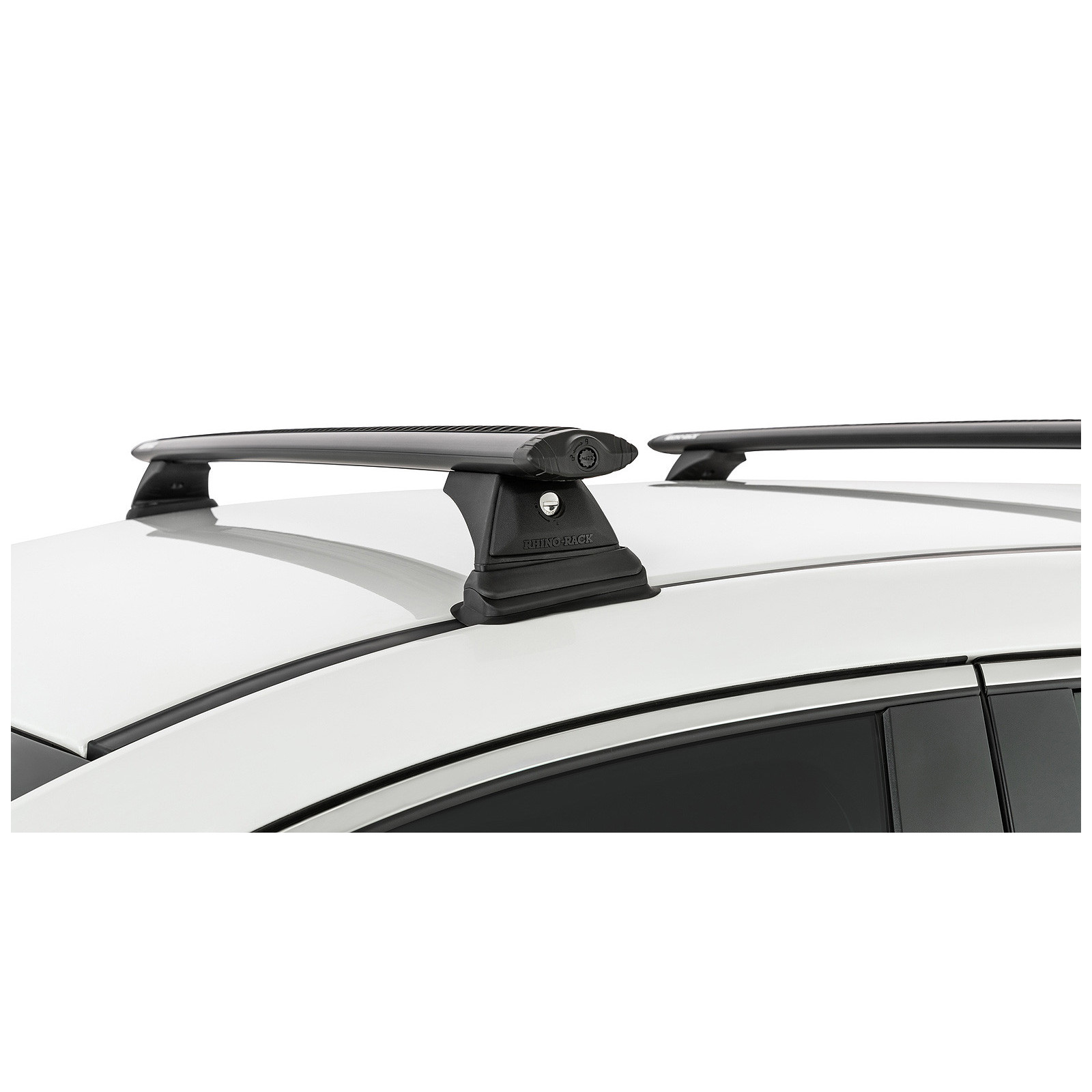 Kit 2 barres de toit noires RHINO-RACK Vortex RCH • JB0800 